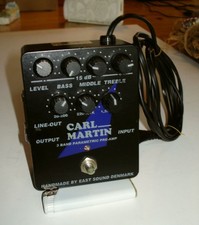 Carl Martin 3 Band Parametric Pre-Amp for Acoustic Guitar, Double Bass etc.