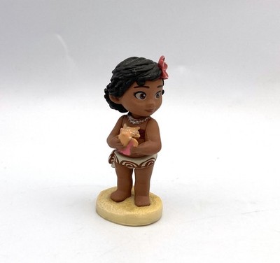 DISNEY MOANA TODDLER Little Girl Figure Toy Cake Topper