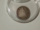 1853 Seated Liberty Half Dime 5c Silver Coin w/ Arrows at Date, Circulated