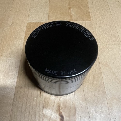 Black Space Case USA Grinder 63mm Aluminum 2.5" Medium 4 Piece Herb Spice Mill