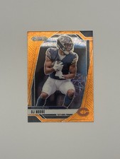DJ Moore 2024 Panini Prizm Lazer Orange Chicago Bears #48