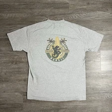 Vintage Island Nature Surf Shirt Mens Large Beach Y2K USA Palm Trees Hawaiian