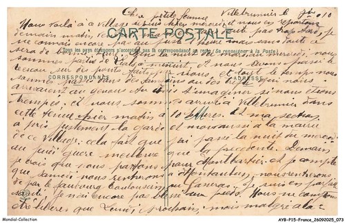 AYBP15-1299-82 - VILLEBRUMIER - Place de croix - Photo 2/2