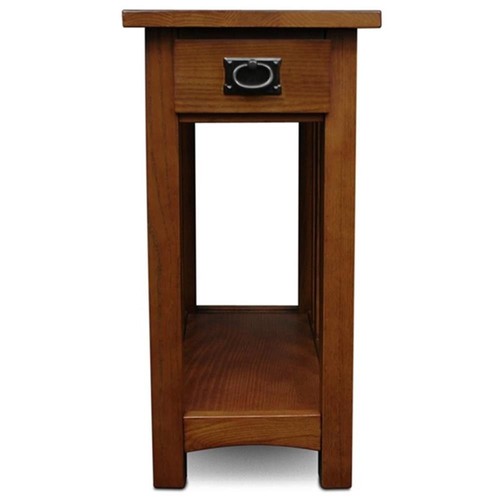 Leick Furniture Mission Wood End Table in Medium Oak Brown - Bild 3 von 7