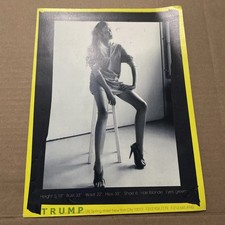 Vtg Donald Trump Model Management Composite Card & Stacey Portfolio Fashion