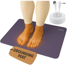 Grounding Mat for Feet, Sleep Improvement, Back Pain Relief, Muscle Relaxatio...