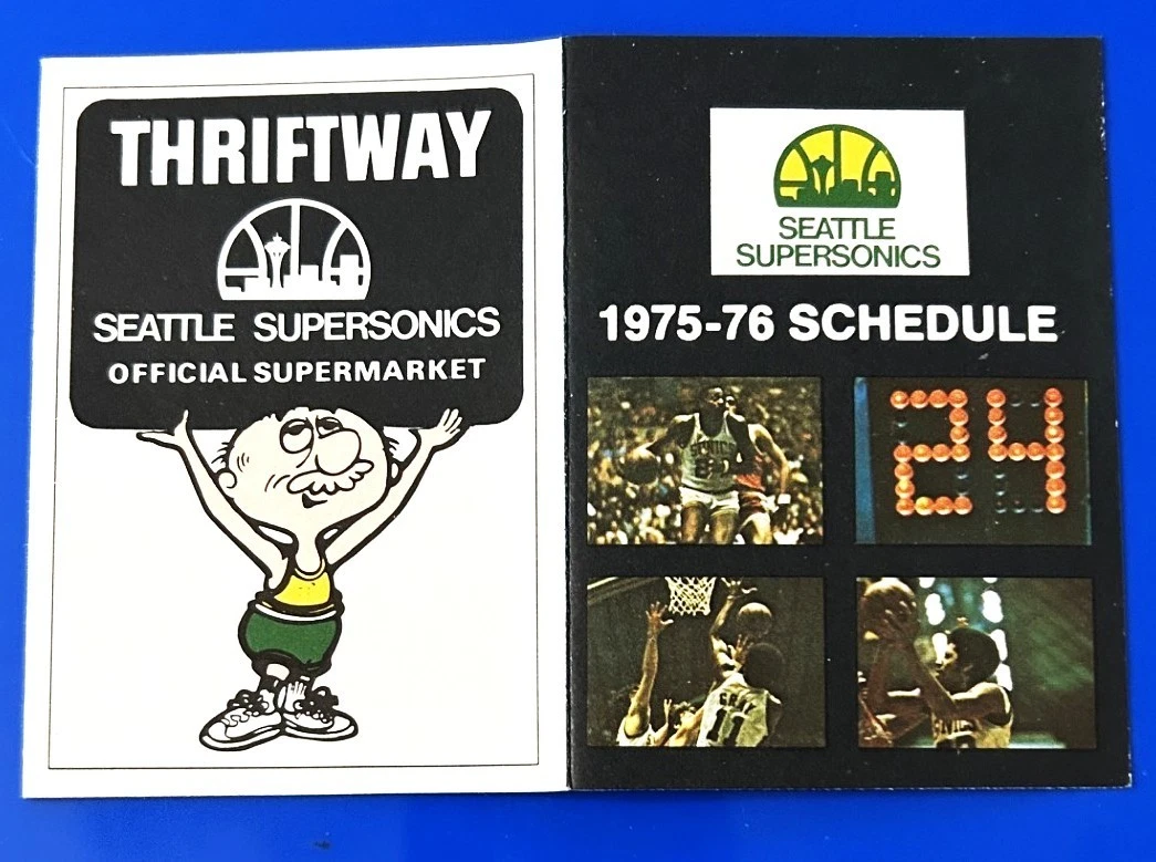Seattle Supersonics Vintage Memorabilia for sale | eBay