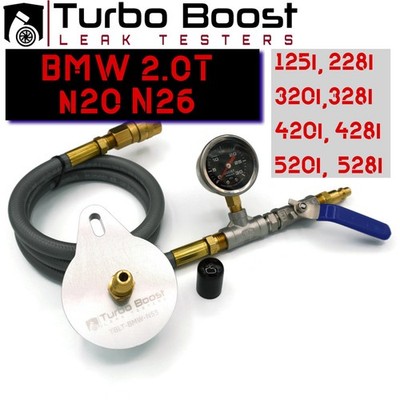 BMW N20 N26 2.0T - BOOST LEAK TESTER Kit - Billet Aluminum 30 PSI...