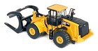 HO 1:87 DIECAST MASTERS 85950 --- CATERPILLAR 972M WHEEL LOADER WITH LOG FORK — photo 2