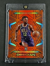 Antonio Reeves ROOKIE RC Obsidian Electric Etch Orange Flood #/125 Pelicans