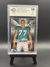 Jake Long 2008 Upper Deck Excell Rookie #ERCJL Miami Dolphins MINT card. rookie card picture