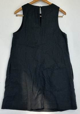 Abercrombie & Fitch Linen Shift Dress Black Capsule Women's M Lined Pockets | eBay Abercrombie & Fitch Linen Shift Dress Black Capsule Women's M Lined Pockets | eBay