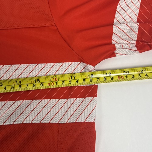 Bontrager Men’s Cycling Jersey Shirt Size L Fitted Red Short Sleeve Zip Up - Picture 10 of 10