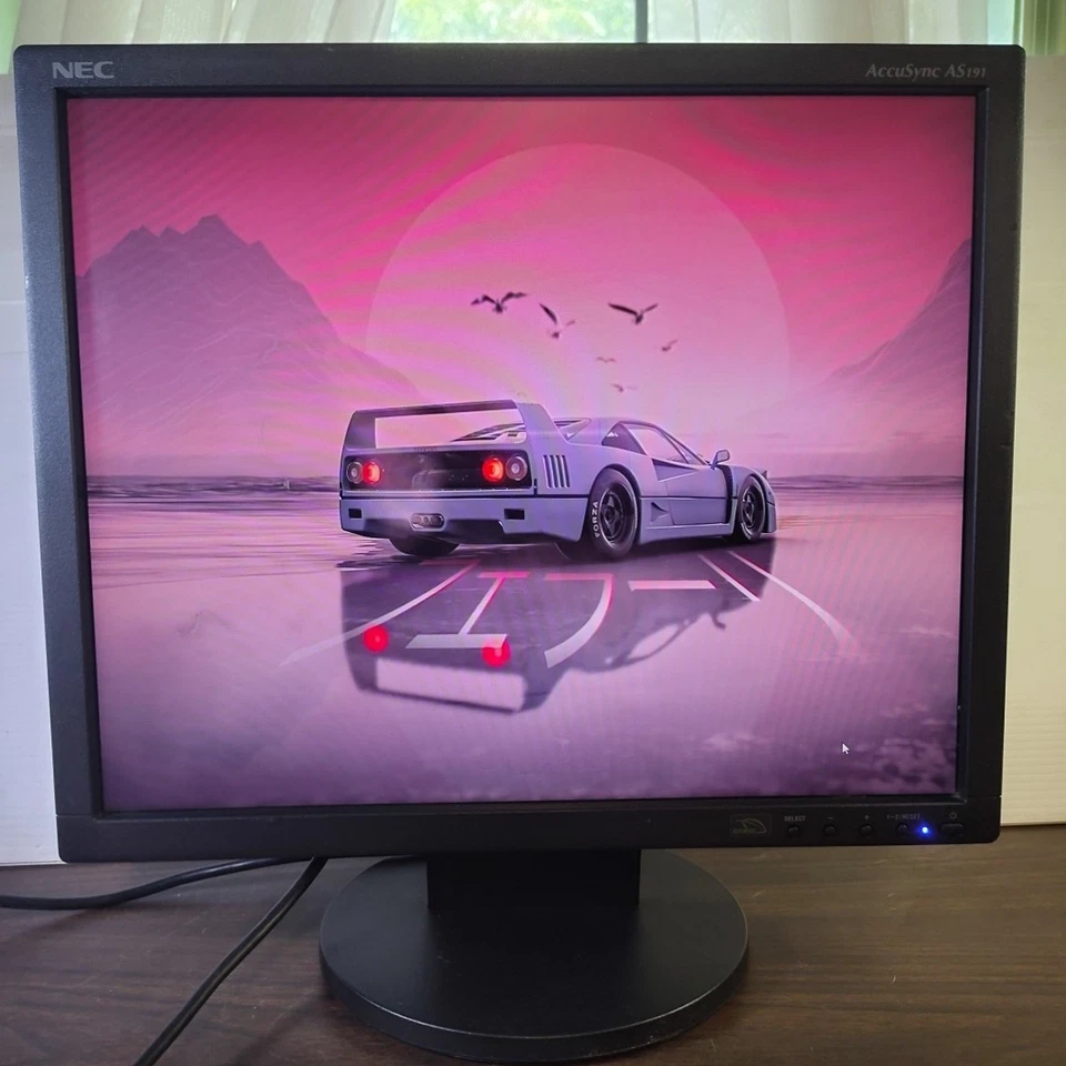 NEC AccuSync AS191 19” 5:4 LCD SXGA Monitor for Retro Gaming 1280 x 1024 Scuffed - Image 4 of 4