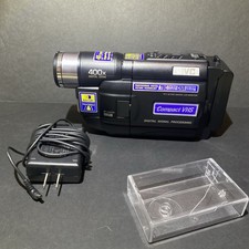JVC Compact VHS Camcorder Model No. GR-AXM230U, Comes With Charger UNTESTED.
