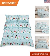 4 Piece Printed Sheets Set, Hotel Luxury Brushed Microfiber, Soft  Breathabl...