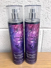 Bath & Body Works TWILIGHT WOODS Fine Fragrance Mist Spray Brand New QTY 2