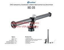 Leofoto HC-28 Carbon Fiber Horizontal Panoramic Tripod Center Column