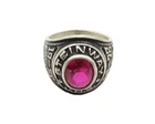 REED & CO. 925 Silver  Vintage Topaz Steinway JHS 1978 Class Ring Sz 6 RG19313