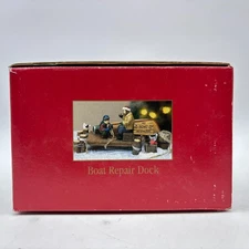 St Nicholas Square The Village Collection Boat Repair Dock Christmas Holiday