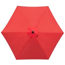 YOUGE OUTDOOR 10 Feet Patio Umbrella Replacement Canopy for 6 Ribs, Market Um...