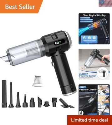 Handheld Car Vacuum Cleaner, 25000PA Strong Cyclonic Suction Portable Mini Va...