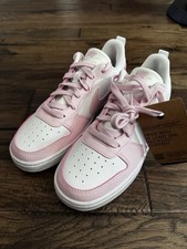 NIKE Court Borough Low Recraft Big Kids 6Y Pink White NEW DV5456 Sneaker Pink