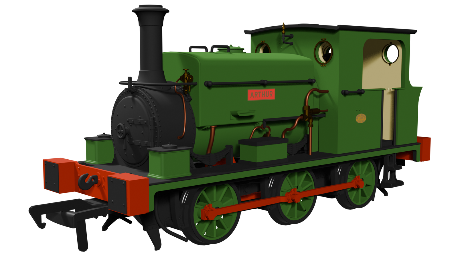 Rapido Trains 960502 OO Gauge Manning Wardle L Class - ‘Arthur’ DCC SOUND