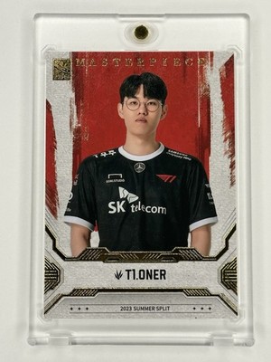 2024 Buffun Masterpiece LCK T1 Oner 01/15 Gold Parallel Portrait League Legends