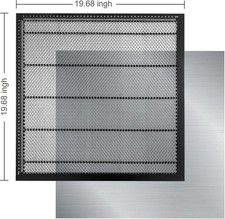 Laser Honeycomb Working Table Laser Bed 19.68"x 19.68"x 0.87" w/Aluminum Plate