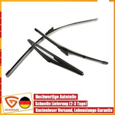 Scheibenwischer Wischerblätter Set für Opel Corsa E X15 2014-2025 Schwarz Gummi