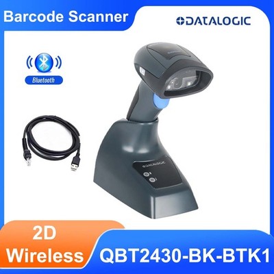Datalogic QuickScan QBT2430-BK-BTK1 Wireless 2D USB Barcode Scanner with Base