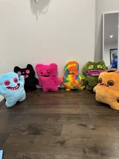 Fuggler Bigg Fugg XL 18” Set Of 6  Monster Plush w/ Teeth Jumbo Limited Edition