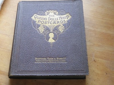 The Queen's Dolls' House Postcards 48 Complete IN  ALBUM  Raphael Tuck & Sons