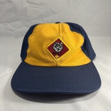 Boy Scout Wolf Twill Hat Cap BSA Youth Adjustable S/M. Made in USA