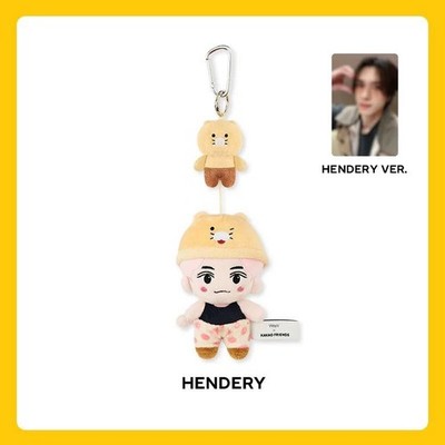 【220817h】nct wayv ヘンドリー ビーズキーリング 韓国 サンリオ NCT WAYV X KAKAO FRIENDS KEYRING DOLL SET OFFICIAL WITH PHOTOCARD