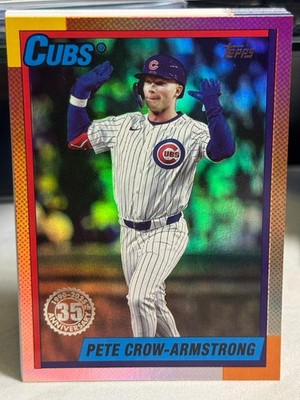 2025 Topps Update Series - Pete Crow Armstrong #U90-7 PCA 1990 Rainbow Foil