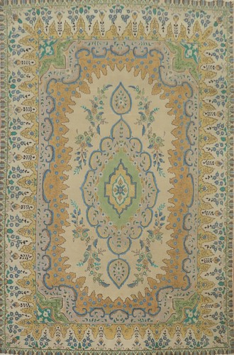 Handmade Floral Traditional Living Room Area Rug Medallion Vintage Carpet 8x12