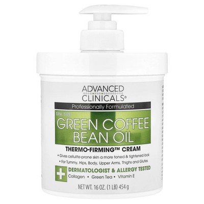 Green Coffee Bean Oil, Thermo-Firming  Cream, 16 oz (454 g)