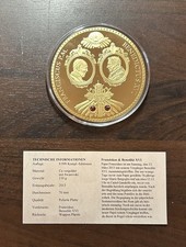 Duża moneta/medal: Dwóch papieży-rok 2013 papież Benedykt XVI / Franciszek 