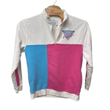 Chubbies Sweatshirt Men's Size XL Colorblock 1/4 Zip Mock Neck Made in USA