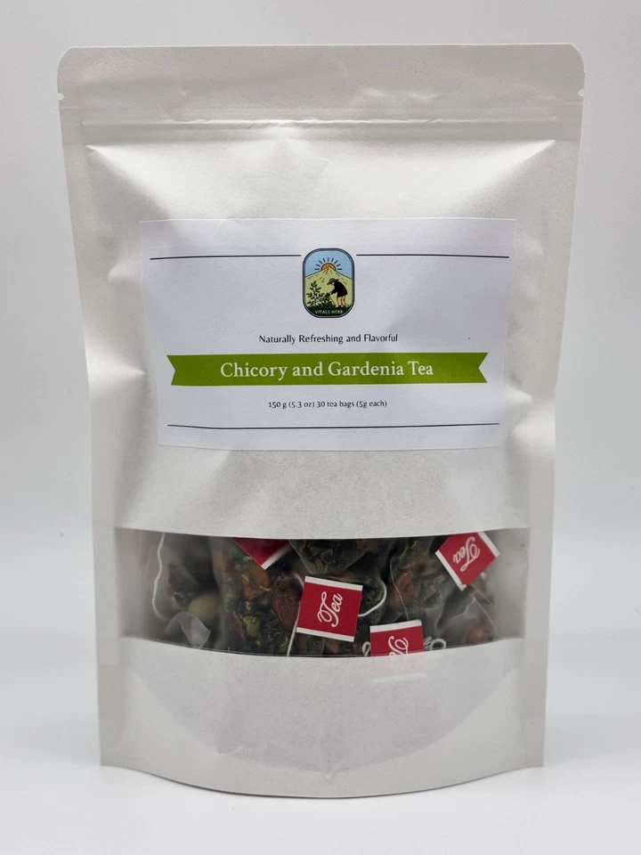 Chicory and Gardenia 草本茶 – 无咖啡因草药混合物 — 第 3/4 张图片