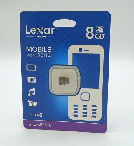 Lexar Mobile Micro SDHC 8 Go Classe 10 NEUF - Photo 1/2