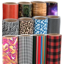 Siser EasyPatterns Heat Transfer Vinyl HTV 12"x3ft /Roll ($39.95 Choose 3 Rolls)