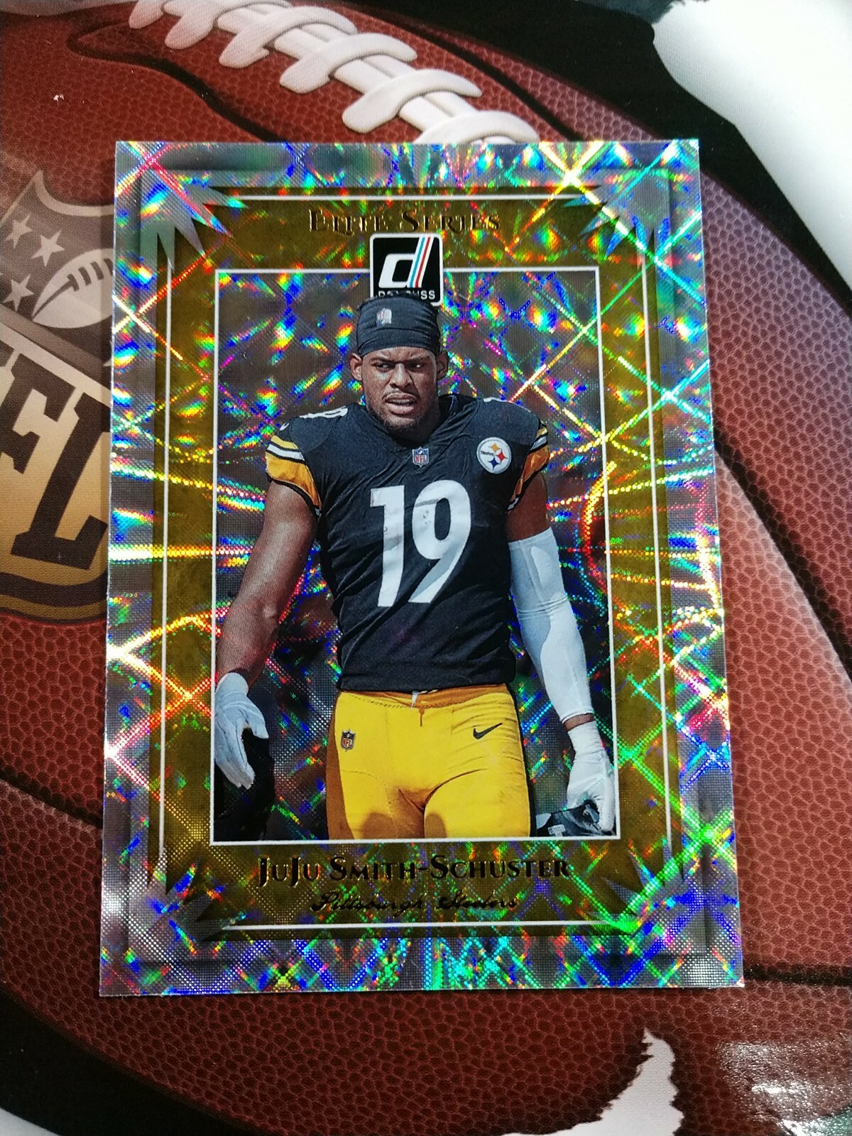 JuJu SMITH SCHUSTER 2019 Donruss Football ELITE SERIES #ES-9 Pittsburgh Steelers