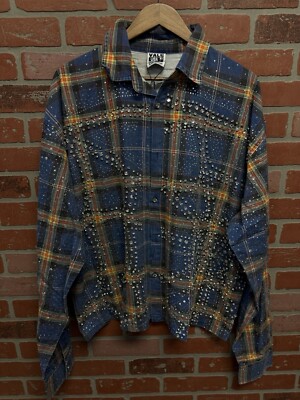 Vale Forever Valley Dreams Full Crystal Stone Flannel Size XXL Brand New Blue