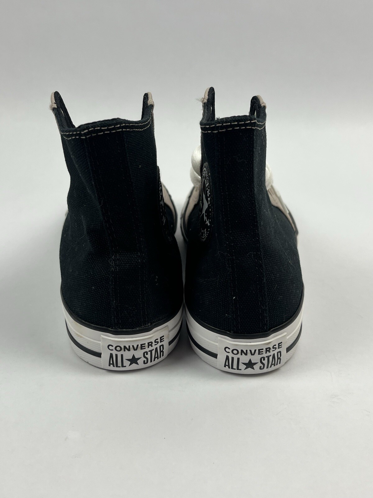 Converse All Star Chuck Taylor Hi Top Blk/Beige Retro Canvas Sneakers Size M7/W9 thumbnail 5