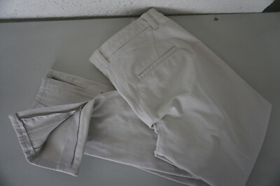 CAMBIO Roberta Damen Jeans chino stretch zip 7/8 Hose W26 L28 26/28 grau TOP