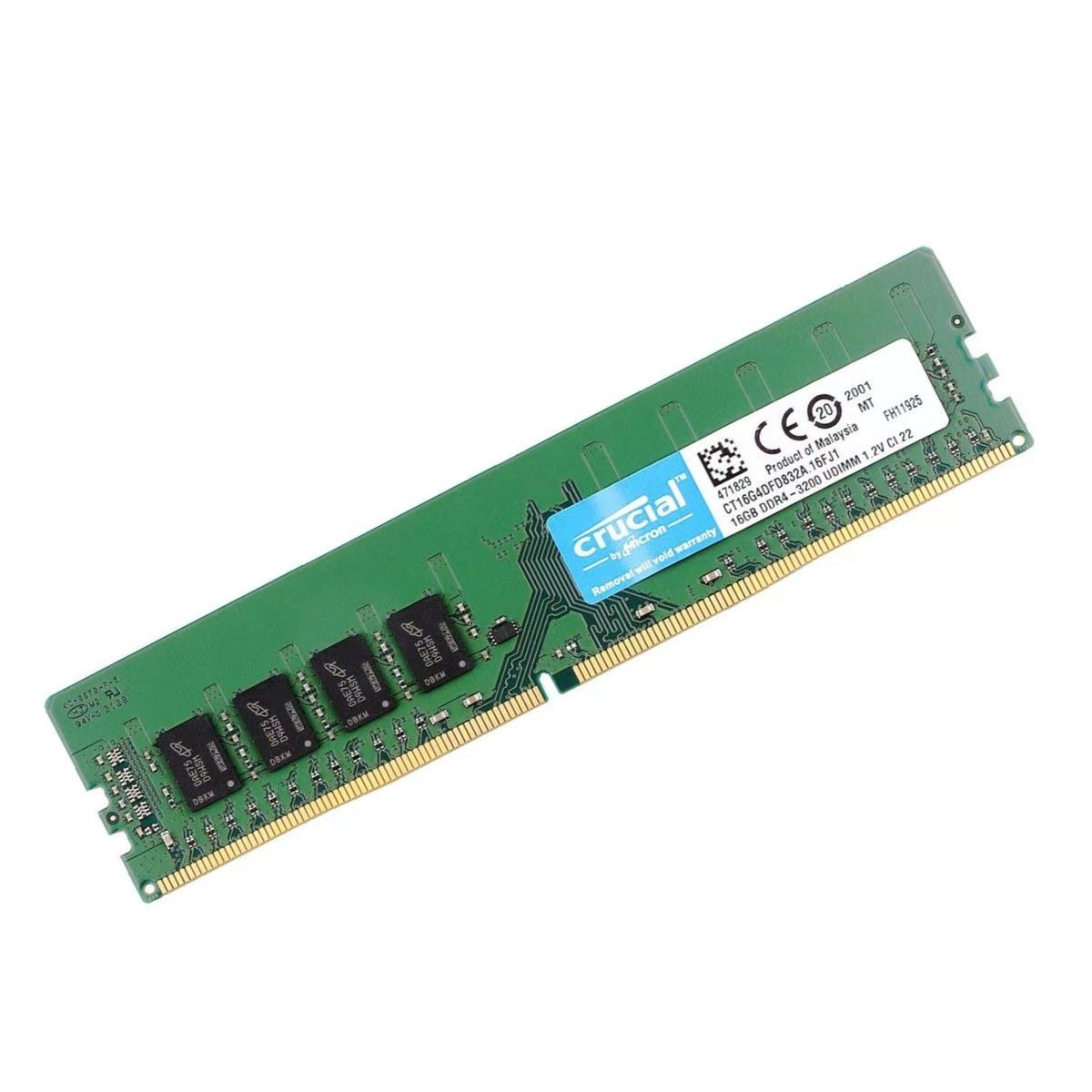Crucial 16GB DDR4-3200 32GB（16GB × 2） Crucial 32GB Kit (16GBx2), 260-pin SODIMM, DDR4 PC4-19200