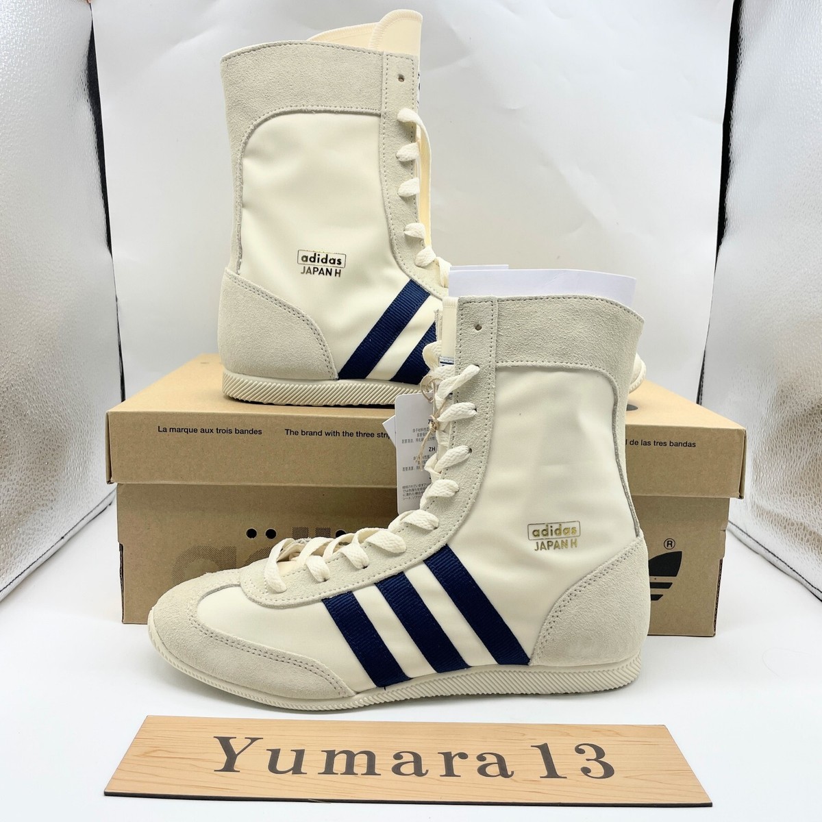 adidas WMNS Japan H Cream White Dark Blue JR8123 Women's Size | eBay